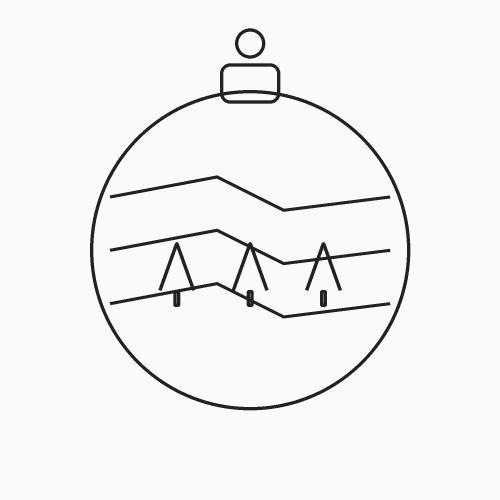 3D Paper Ornament Globe (Layered Outline) — SVG Cut File